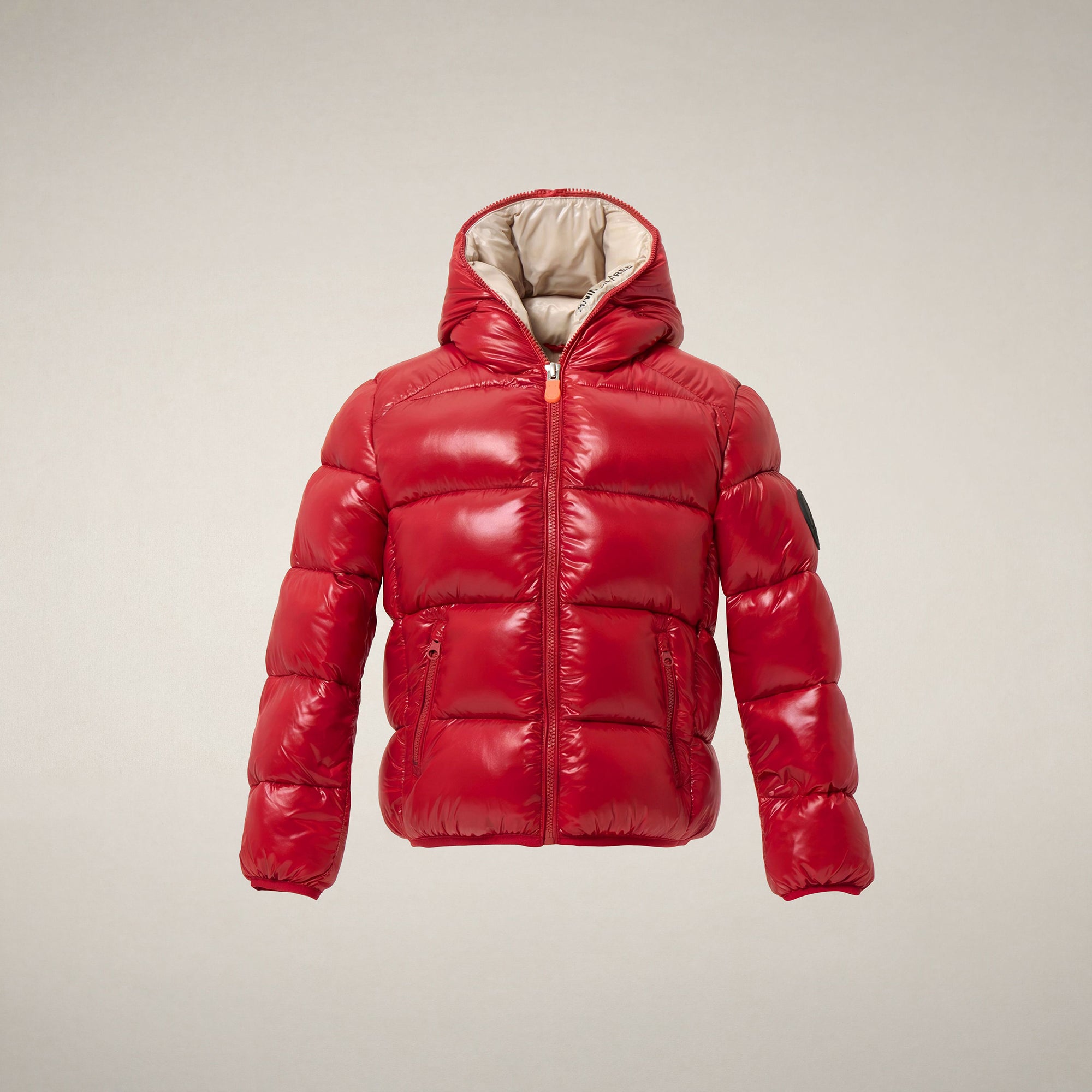 save-the-duck-artie-doudoune-gar-on-capuche-rouge-fonc image 1