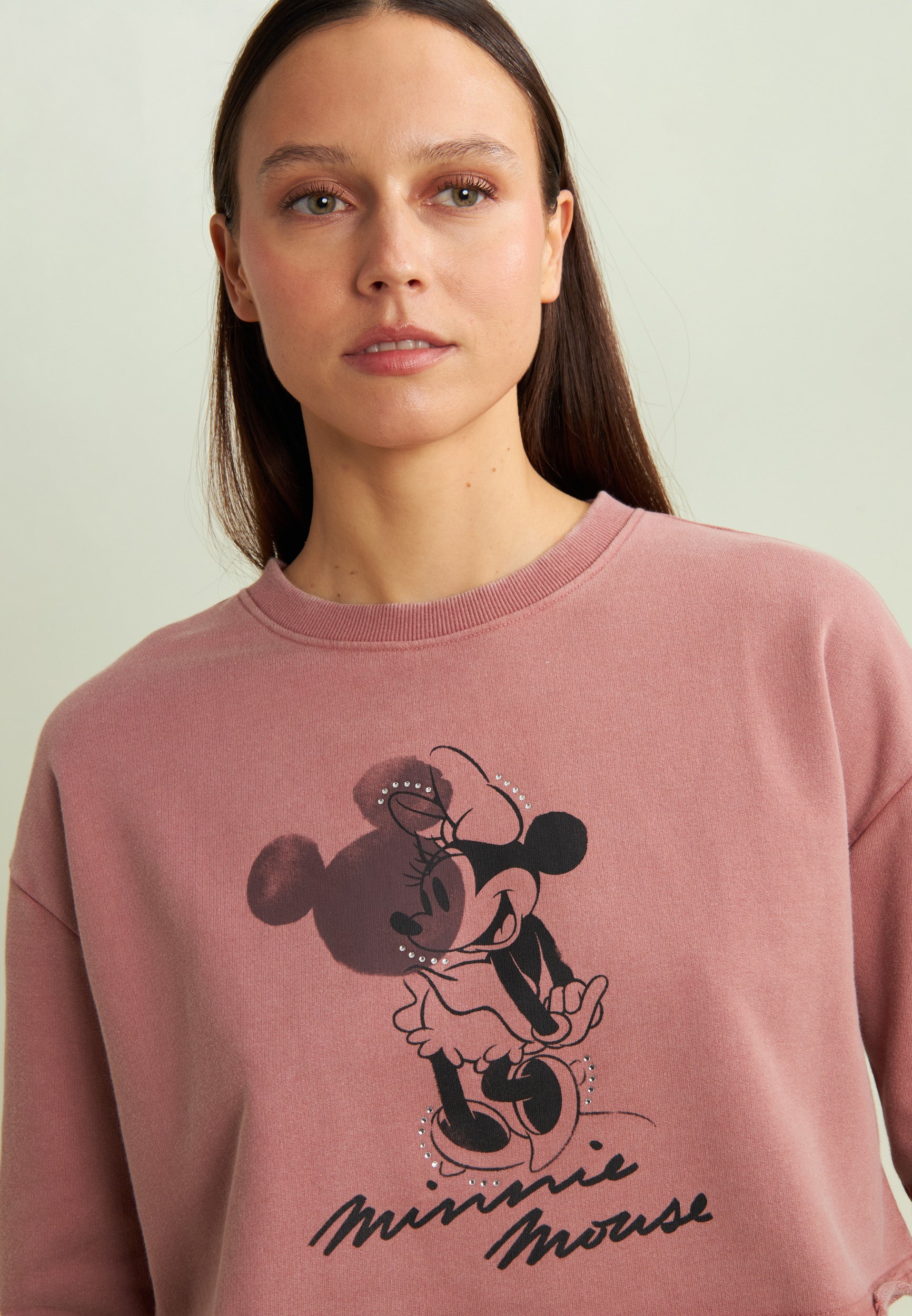 freddy-felpa-cropped-disney-sweat-femme-minnie-mickey-strass image 4