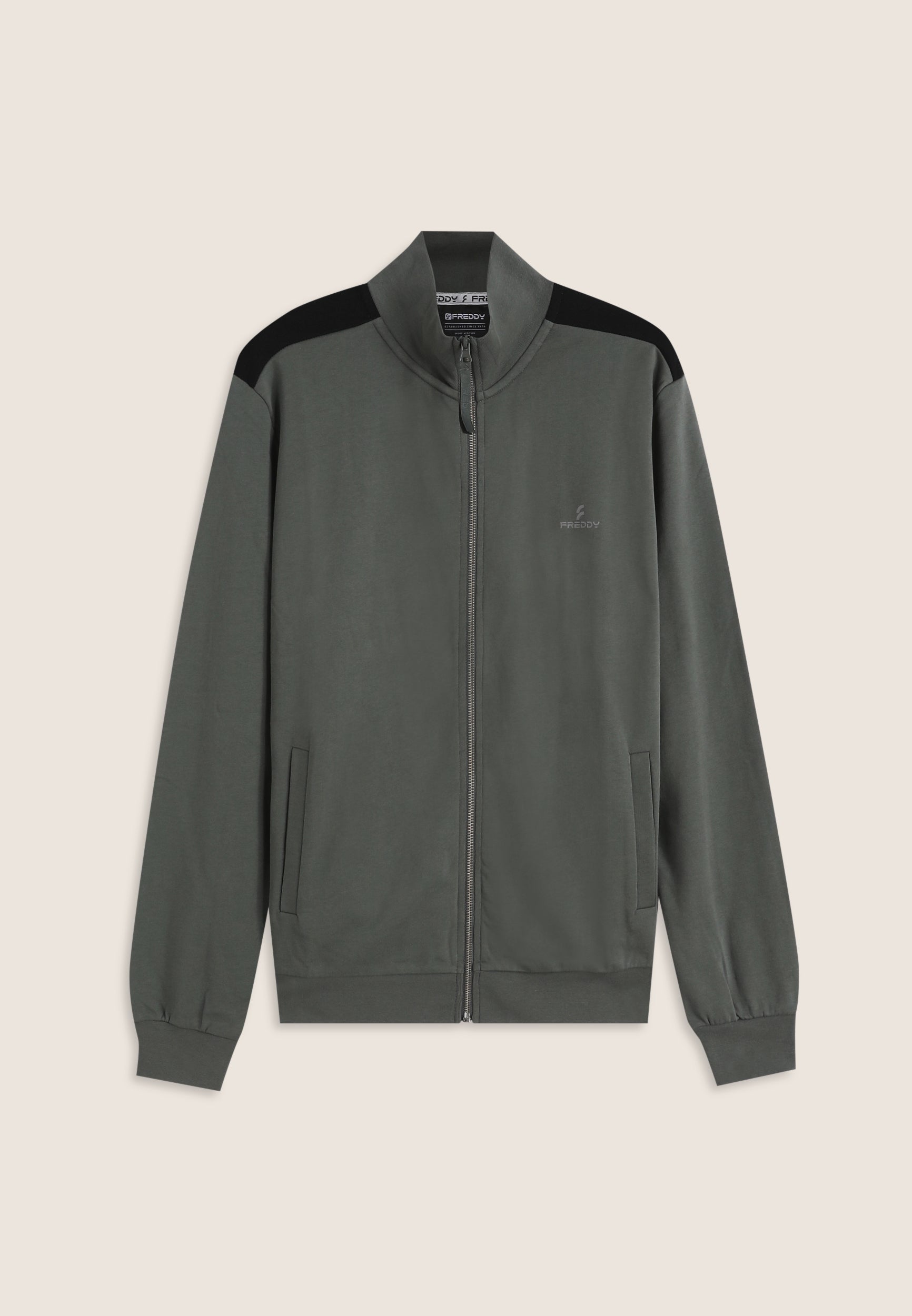 freddy-sweat-homme-col-montant-inserts-contrast-s image 4