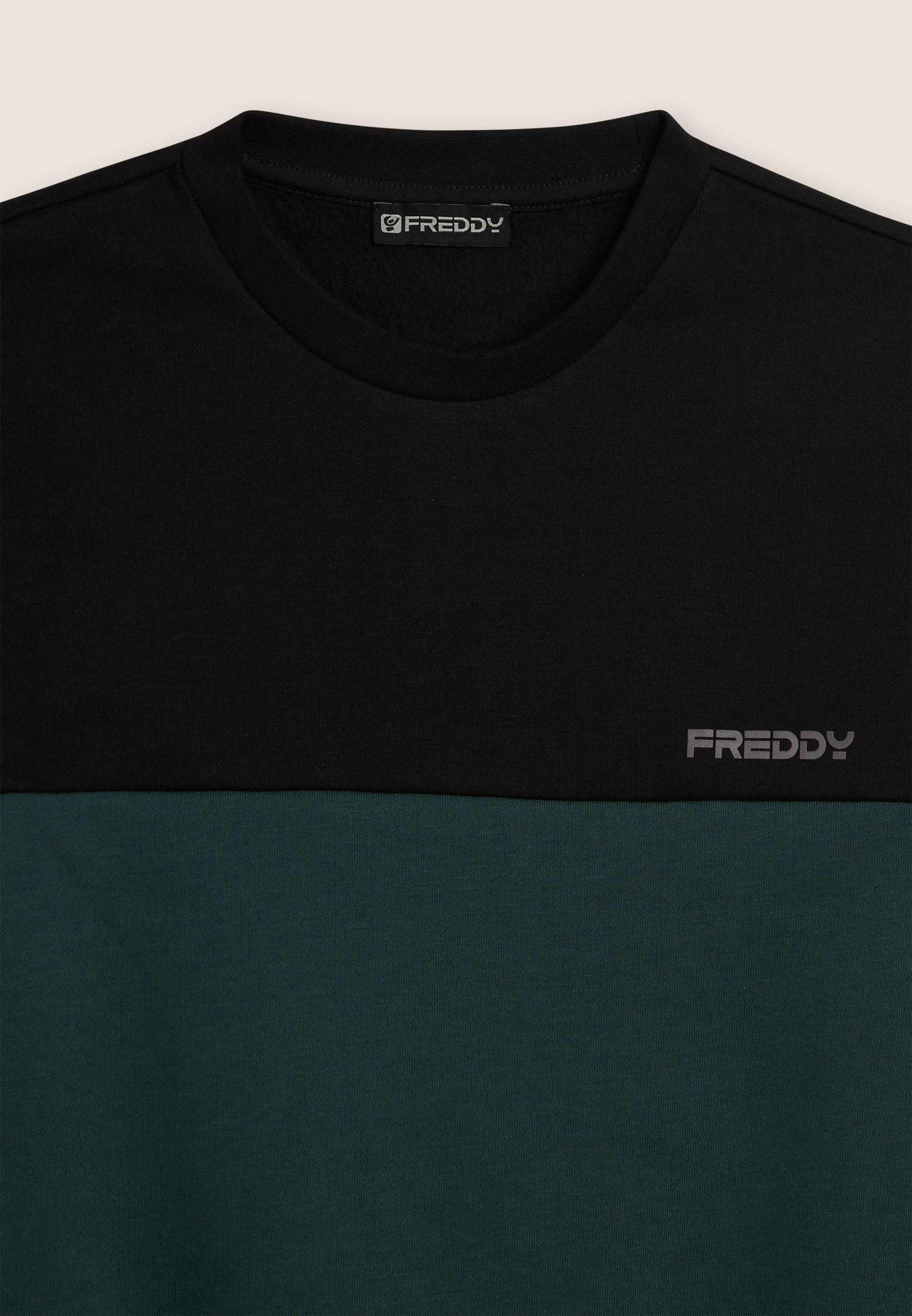 freddy-sweat-col-rond-colour-block-paules-contrast-es-homme image 6