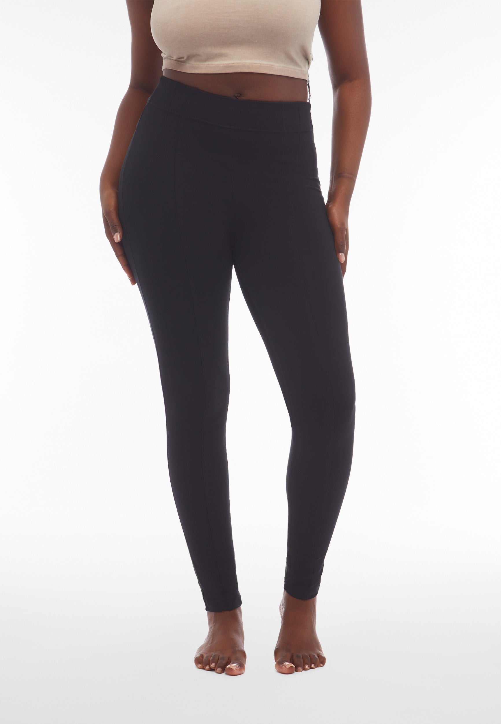 pantalon-freddy-n-o-w-jersey-taille-bustier-couture-centrale image 1