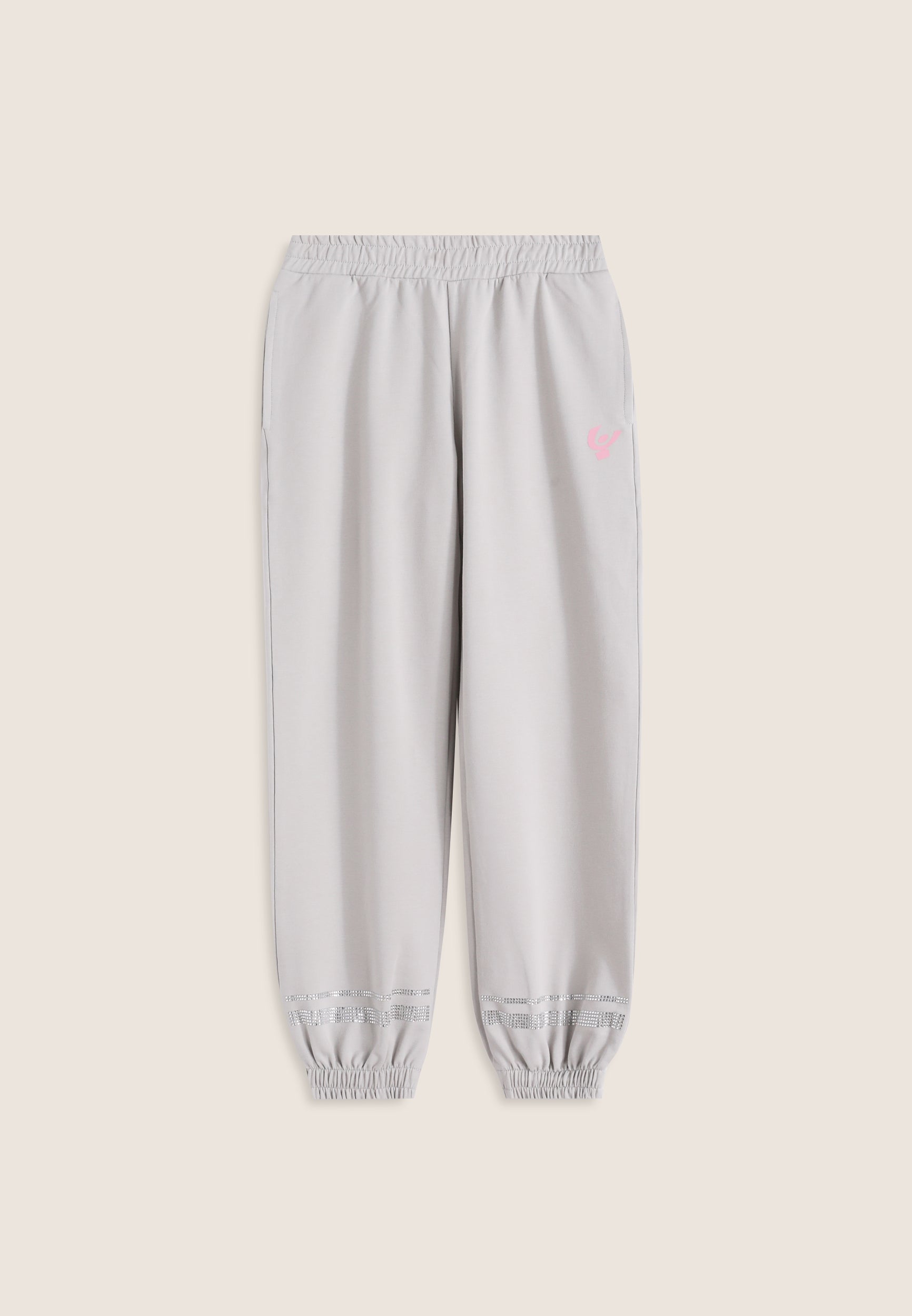 freddy-pantalon-comfort-fille-coton-lastique-strass image 4