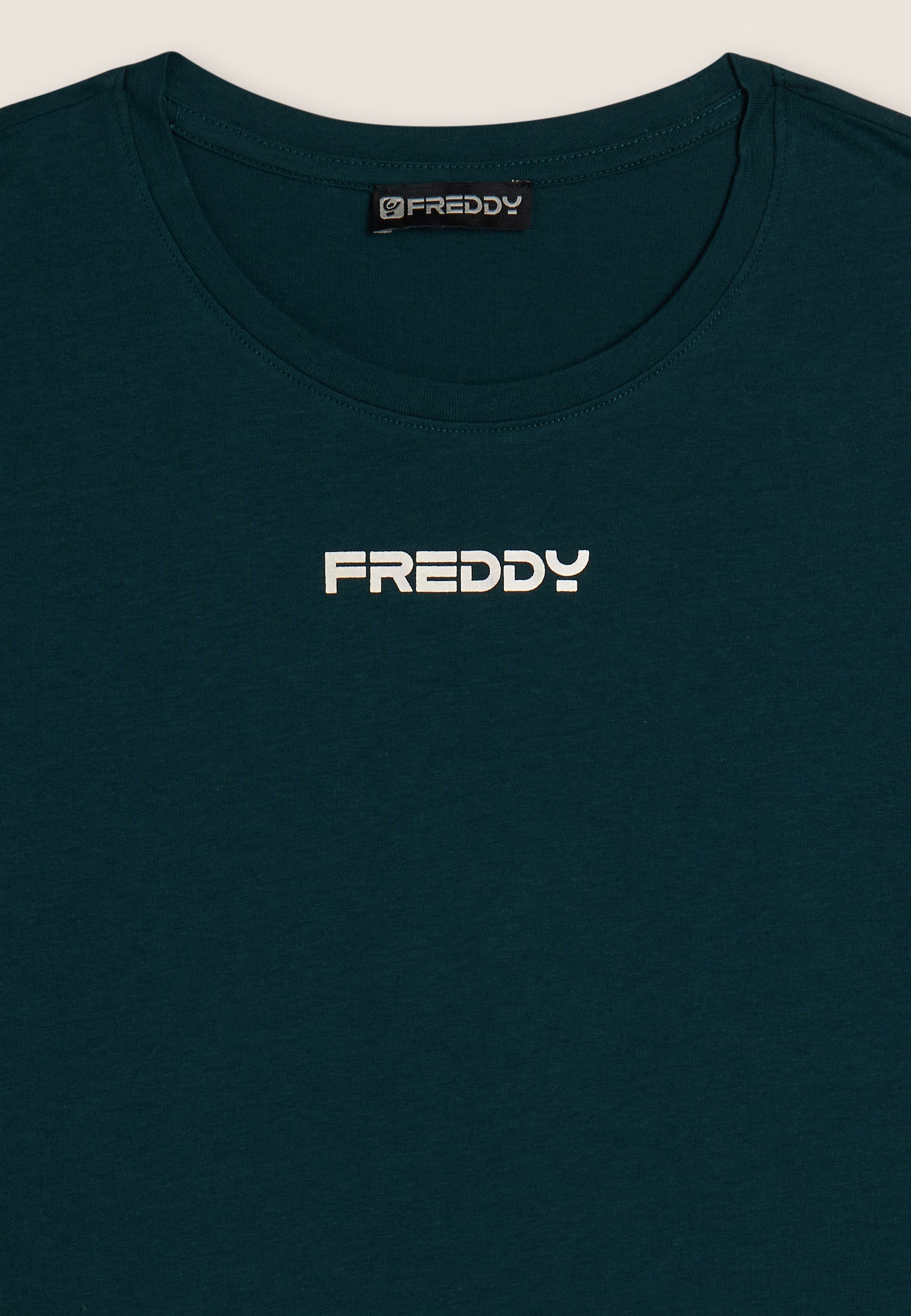 freddy-t-shirt-cropped-fentes-lat-rales-imprim-mov image 6