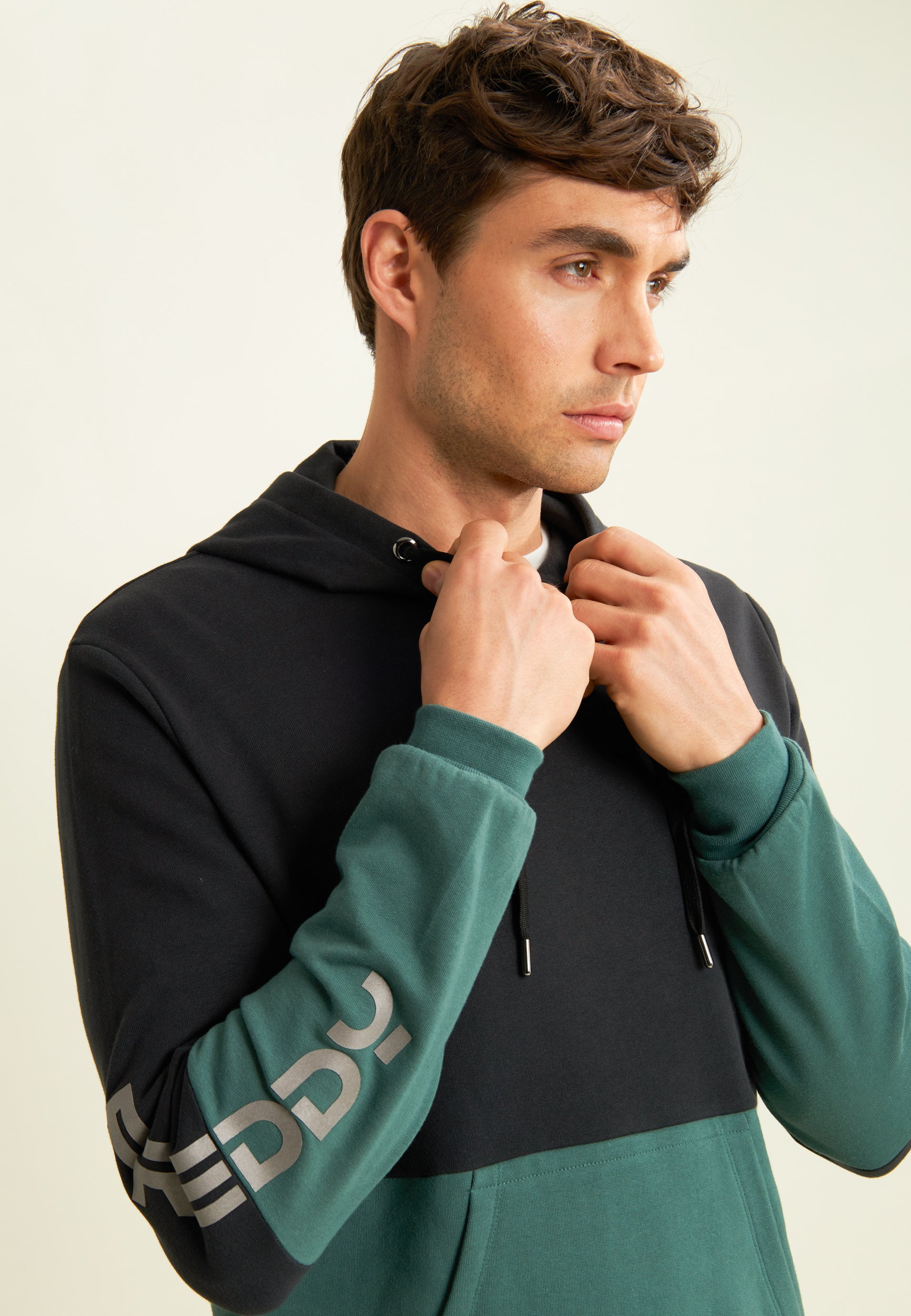 freddy-felpa-colour-block-capuche-jersey-coton-homme image 4
