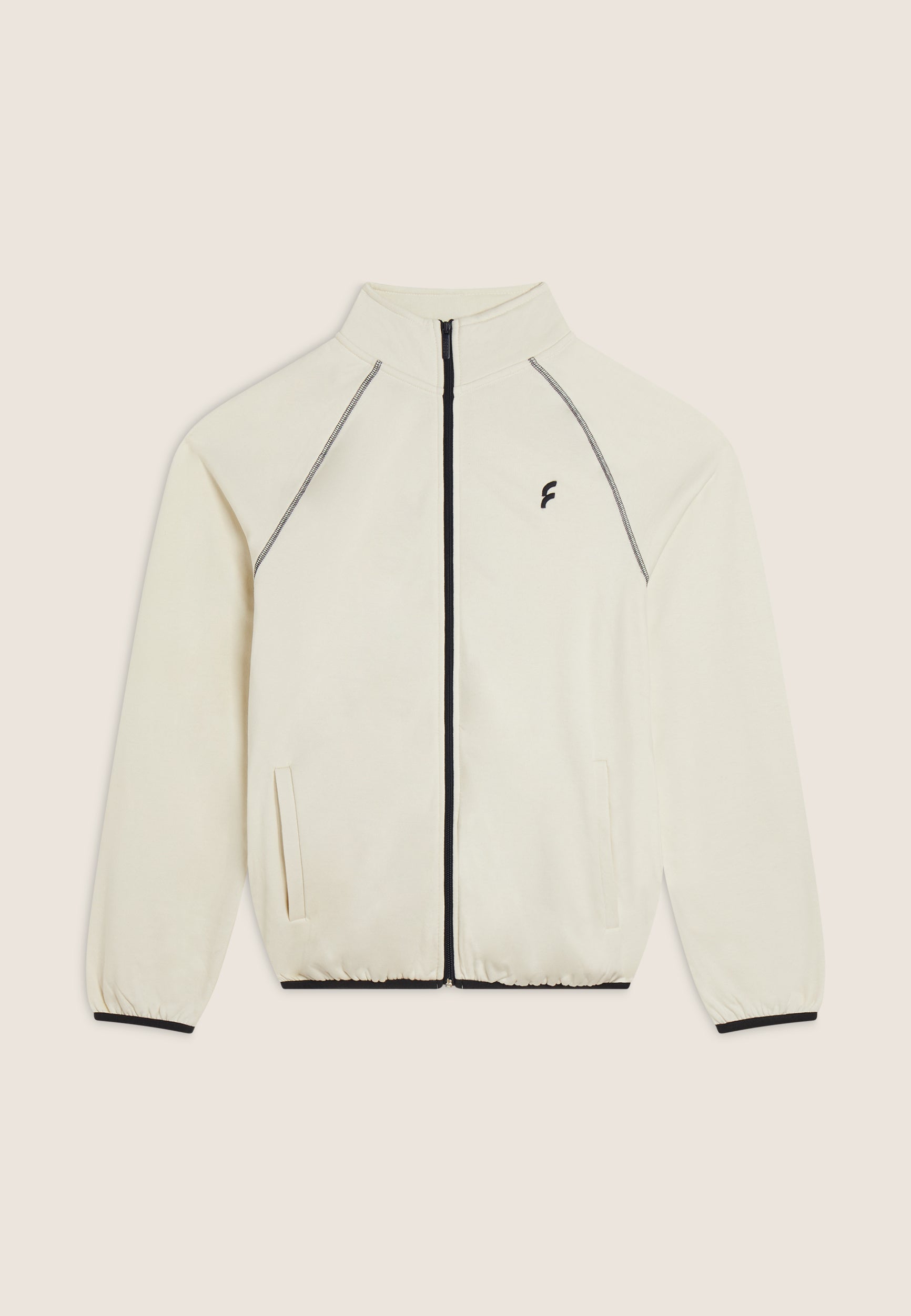 freddy-sweat-zipp-homme-col-haut-manches-raglan-coton image 4