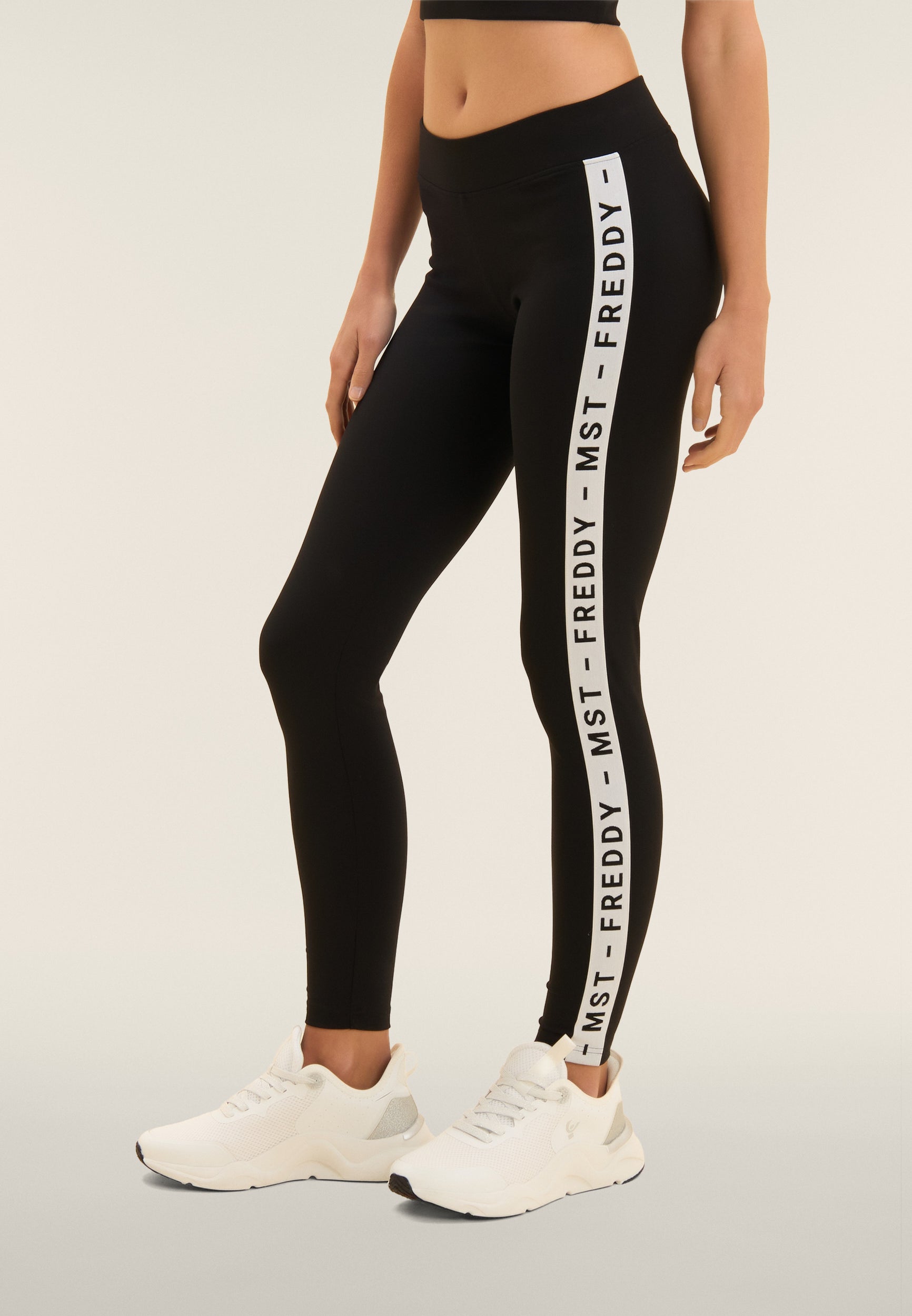 freddy-mst-bandes-lat-rales-leggings-femme-nylon-stretch image 1