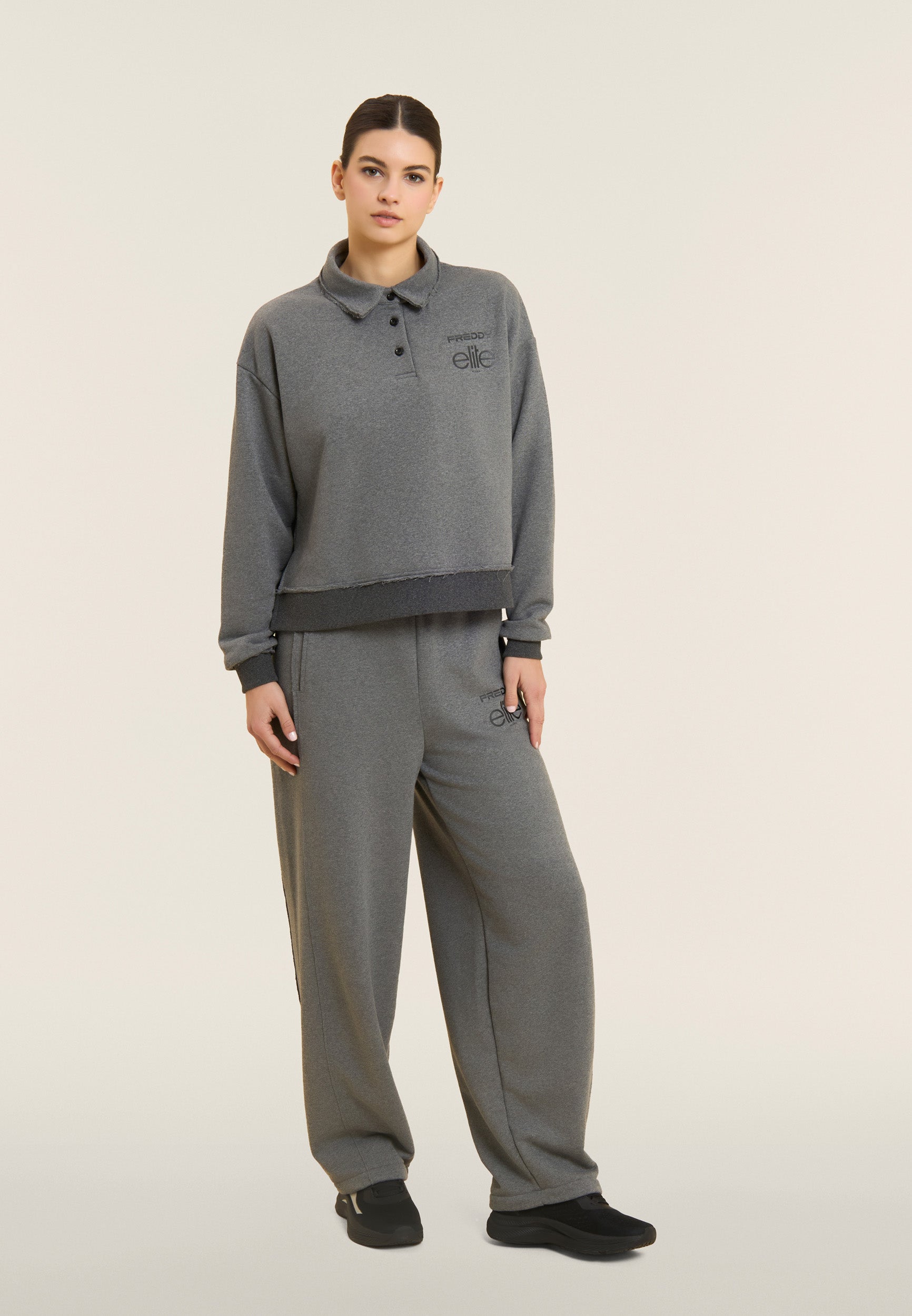 freddy-x-elite-sweat-cropped-femme-m-lange-col-polo image 5