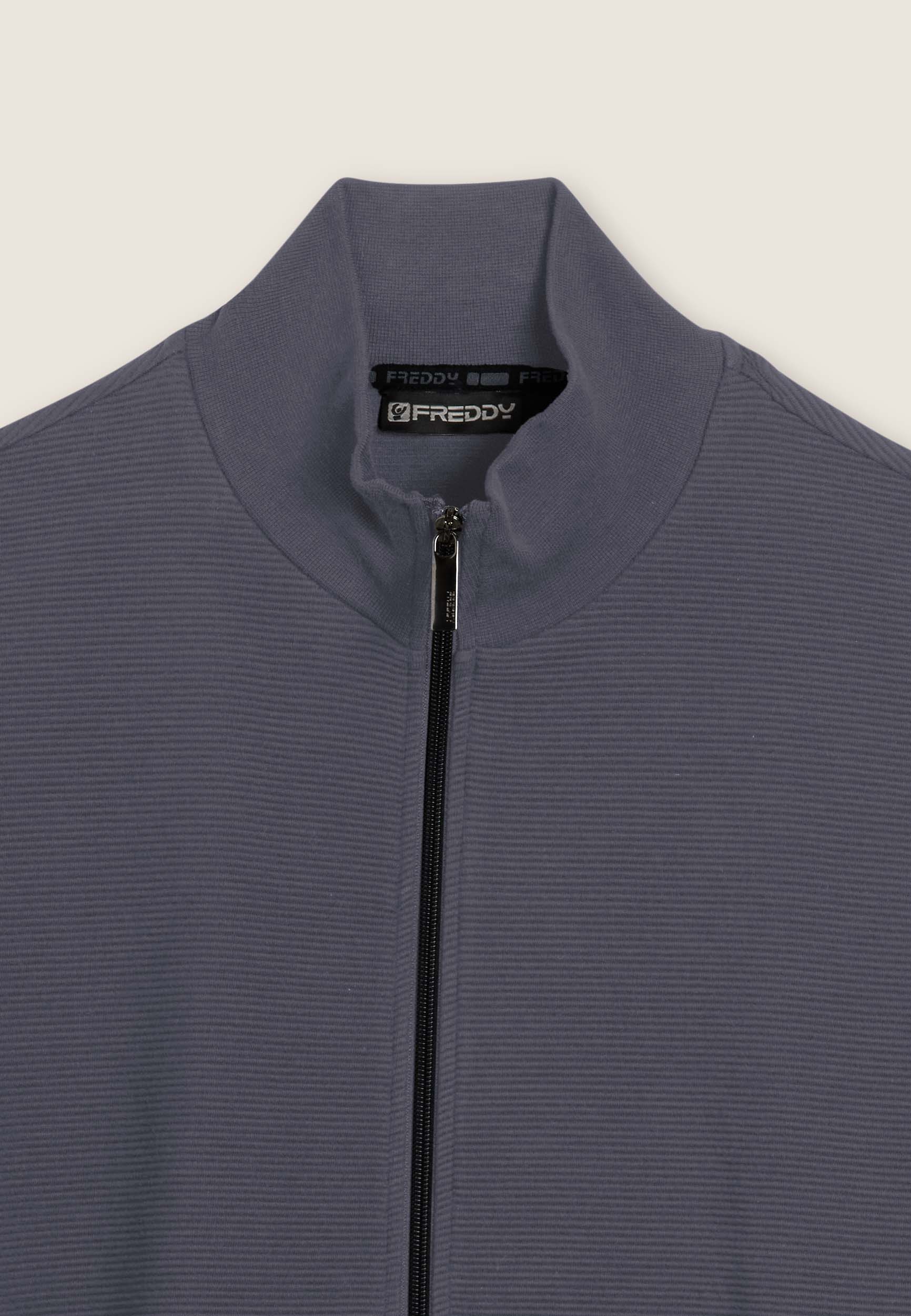 freddy-sweat-full-zip-ray-graphique-manche-homme image 7