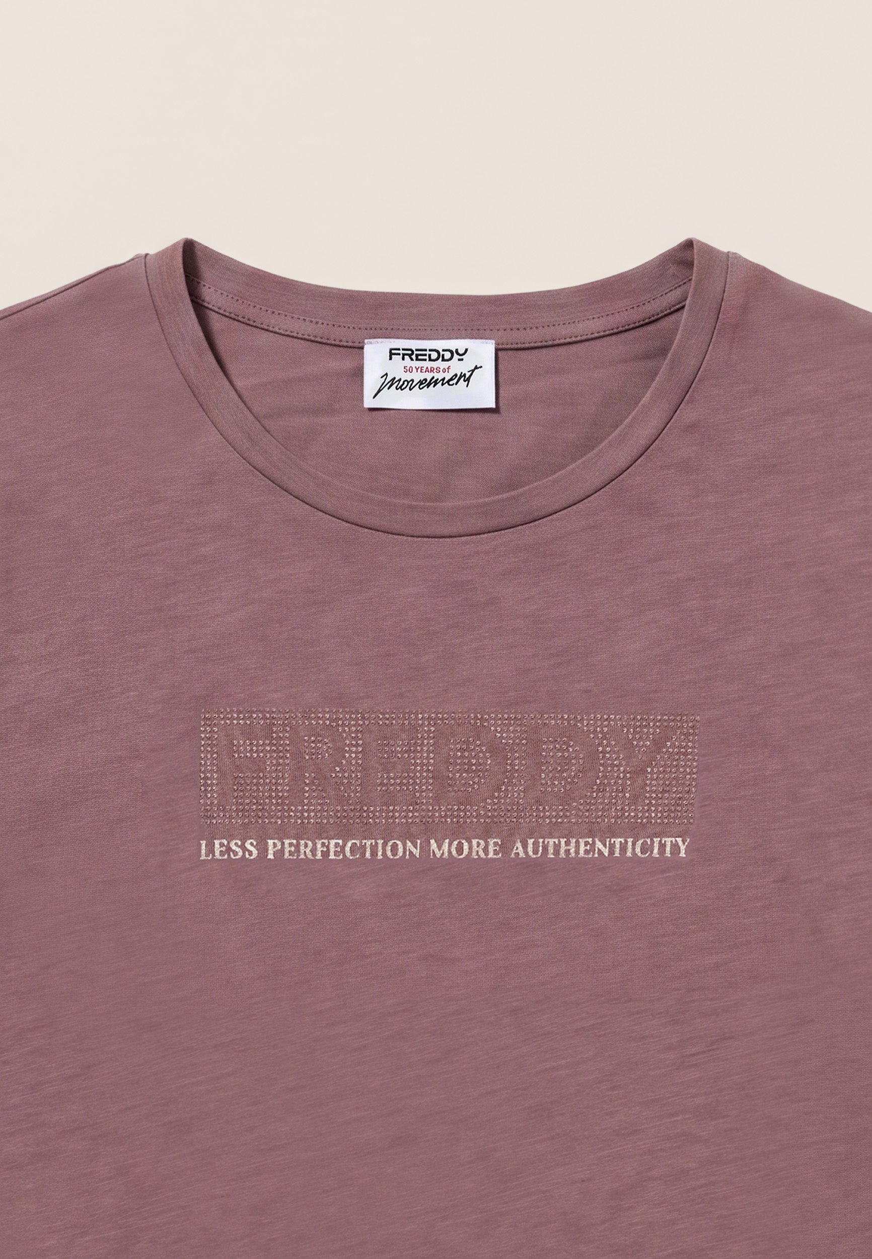 freddy-t-shirt-regular-femme-logo-clous-dor-s image 3